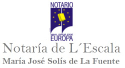 Notaría de L’Escala María José Solís logo